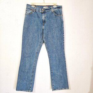 Levi's 550 Women Relaxed Boot Cut Midrise Western Y2K Jeans Size 14L